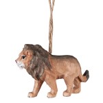LION CARVED WOOD