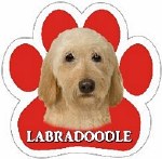 YELLOW LARADOODLE MAGNET