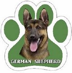 GERMAN SHEPHERD CAR MAGNET