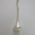 WHITE TEAR DROP  - GLASS