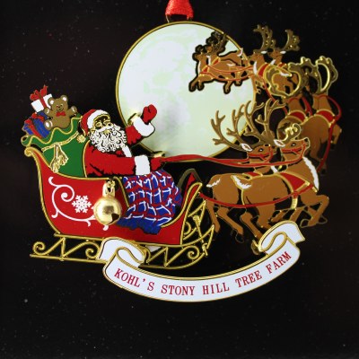 KOHL'S SANTA WITH REINDEER