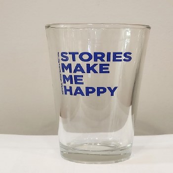 Stories Make Me Happy Beer Glass