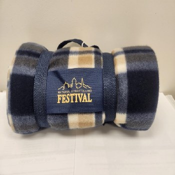 NSF Rollup Blanket Cream/Blue