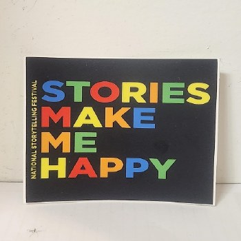 Stories Make Me Happy Sticker