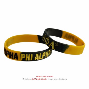 Alpha Phi Alpha Silicone Wristband