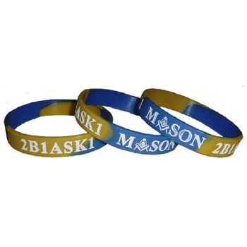 Mason Two-Tone Silicone Wristband
