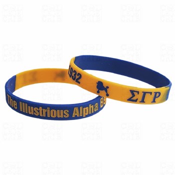 Sigma Gamma Rho  The Illustrious Alpha Beta Chapter Wristband