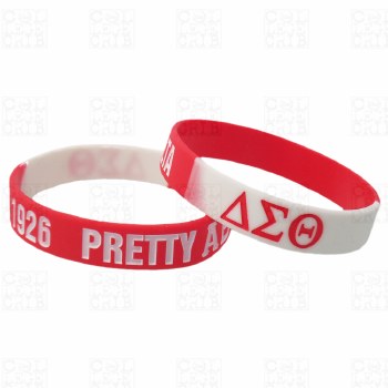Delta Sigma Theta   Pretty Alpha Beta Chapter Wristband