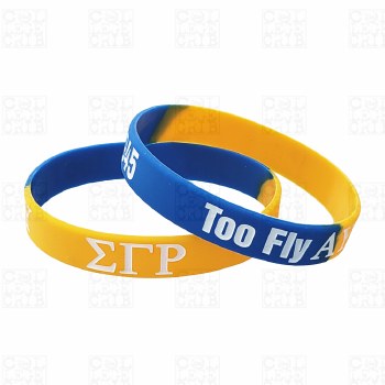 Sigma Gamma Rho   Too Fly Alpha Upsilon Chapter Wristband