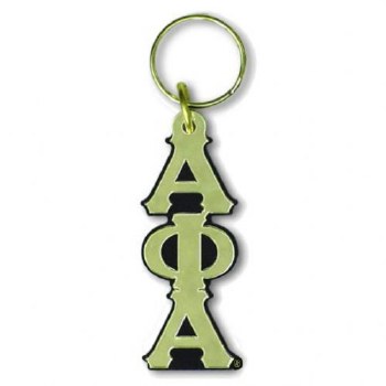 Alpha Phi Alpha Vertical Letters Keychain