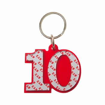 Kappa Alpha Psi Line Number Keychain