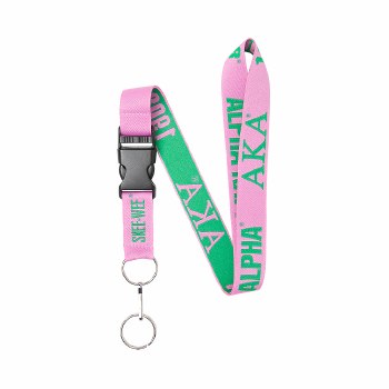 Alpha Kappa Alpha Woven Lanyard