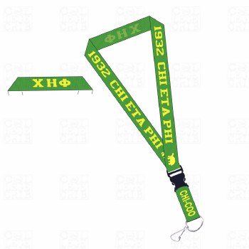 Chi Eta Phi Woven Lanyard