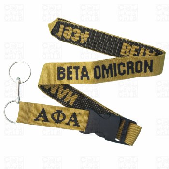 Beta Omicron Chapter Lanyard