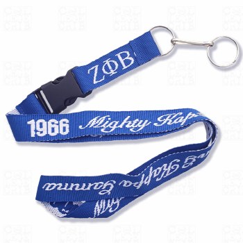 Zeta Phi Beta   Mighty KaptivatinG Kappa Gamma  Chapter Lanyard