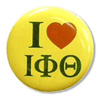 Iota Phi Theta I Love Button