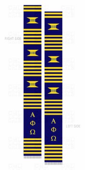 Alpha Phi Omega Kente Graduation Stole