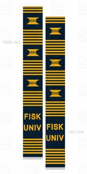 Fisk University Kente Graduation Stole