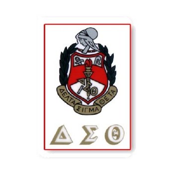 Delta Sigma Theta Crest Decal
