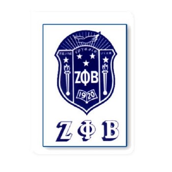 Zeta Phi Beta Crest Decal - The College Crib