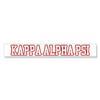 Kappa Alpha Psi Long Decal