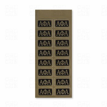 Alpha Phi Alpha Letters Stickette Sheet (16 stickettes)