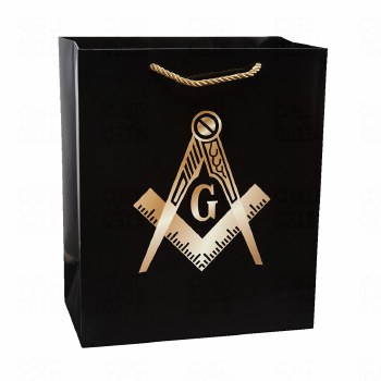 Mason Square &amp; Compass Gift Bag
