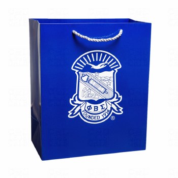 Phi Beta Sigma Crest Gift Bag