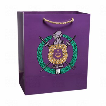 Omega Psi Phi Crest Gift Bag