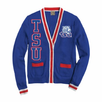 Tennessee State University Chenille Tiger Cardigan Sweater