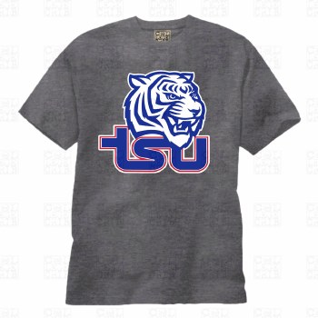 Tennessee State University Sports Team Mascot and Letters Logo T-Shirt
