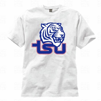 Tennessee State University Sports Team Mascot and Letters Logo T-Shirt