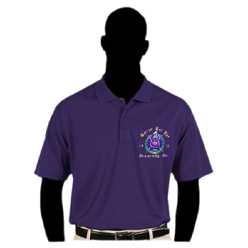 Omega Psi Phi Dry Fit Polo Shirt - The College Crib