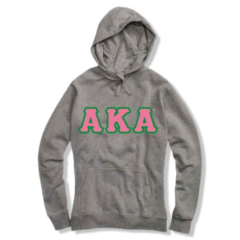 Alpha Kappa Alpha Applique Letters Hoodie