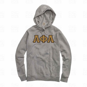 Alpha Phi Alpha Applique Letters Hoodie
