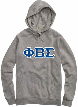 Phi Beta Sigma Applique Letters Hoodie