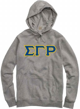 Sigma Gamma Rho Applique Letters Hoodie