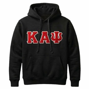 Kappa Alpha Psi  "Big &amp; Tall" Applique Letters Hooded Sweatshirt