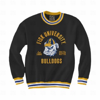 Fisk Embroidered Bulldog Sweatshirt