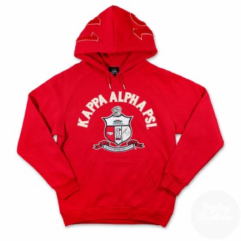 Kappa Alpha Psi Chenille Letters, Crest &amp; Founding Year Pullover Hoodie