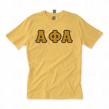 Alpha Phi Alpha Applique Letters Tee