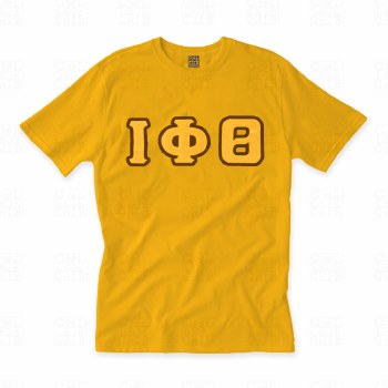 Iota Phi Theta Applique Letters Tee