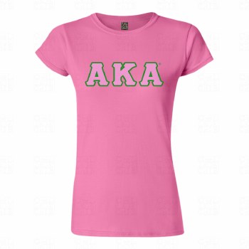 Alpha Kappa Alpha Fitted Applique Tee