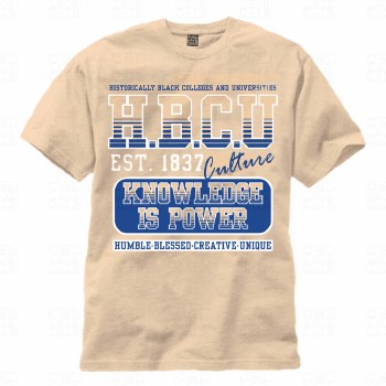 The HBCU Culture "Est . 1837" Knowledge is Power T-Shirt