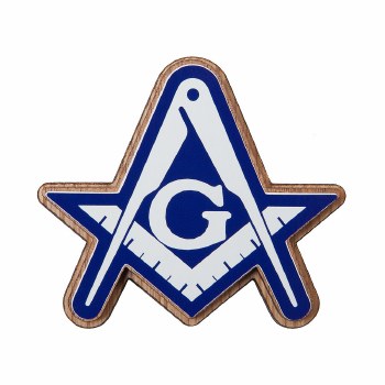 Mason Wooden Raised Decal