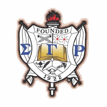 Sigma Gamma Rho Wooden Raised Crest Decal