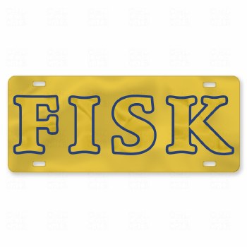 Fisk University Mirror Car Tag