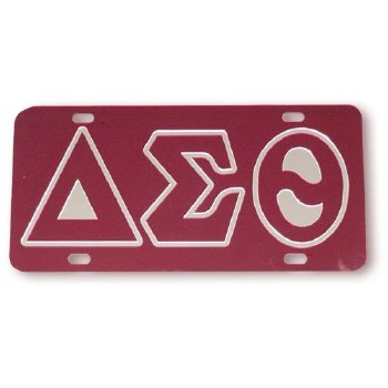 Delta Sigma Theta Color Mirror Background Tag