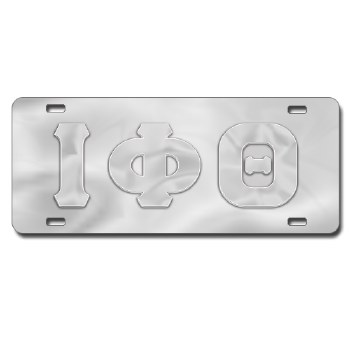 Iota Phi Theta Platinum Series Car Tag