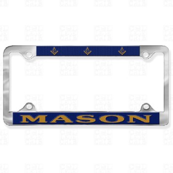 Mason Chrome Car Tag Frame
